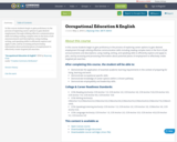 Occupational Education & English