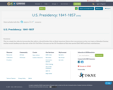 U.S. Presidency:  1841-1857