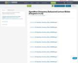 OpenStax Chemistry Enhanced Lecture Slides (Chapters 1 to 11)