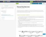 Clarinet Tone Exercises