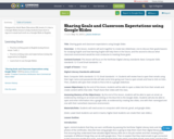 Sharing Goals and Classroom Expectations using Google Slides
