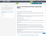 Create a Career Research Project using Google Slides