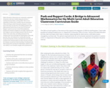 Push and Support Cards: A Bridge to Advanced Mathematics for the Multi-Level Adult Education Classroom Curriculum Guide