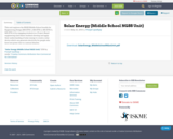 Solar Energy (Middle School NGSS Unit)