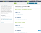 Mathematics Writing Prompts