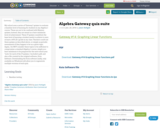 Algebra Gateway quiz suite