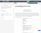 Learn Easy Steps: Create a Letter