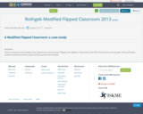 Rothgeb Modified Flipped Classroom 2013