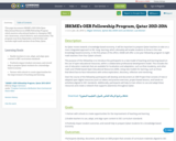 ISKME's OER Fellowship Program, Qatar 2013-2014