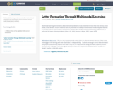 Letter Formation Through Multimodal Learning