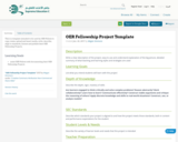 OER Fellowship Project Template
