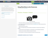 Using PhotoVoice in the Classroom