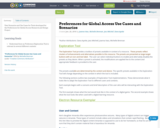 Preferences for Global Access Use Cases and Scenarios