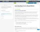 Learn Easy Steps: Create a Simple Website
