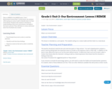 Grade 1: Unit 2- Our Environment: Lesson 1 REMIX