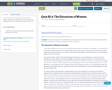 Quiz RI.6: The Education of Women