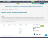 Elearning: concevoir un système alimentaire durable