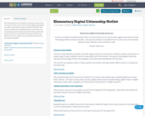Elementary Digital Citizenship Hotlist