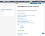 Authentic Resources: Spanish: Community