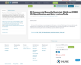 D8 Commercial Sexually Exploited Children (CSEC) 101: Identification and Intervention Tools