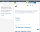 California Safety Organized Practice Conference 2018