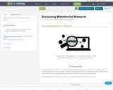 Evaluating Websites for Research