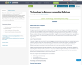 Technology in Entrepreneurship Syllabus
