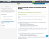 Learn: Technology and Entrepreneurship Learner Version