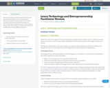 Learn Technology and Entrepreneurship Facilitator Version