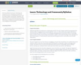 Learn: Technology and Community Syllabus