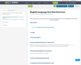 English Language Arts Unit Overview