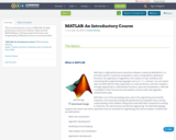 MATLAB: An Introductory Course