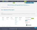 World History 6th grade Early Humans