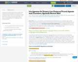 Spanish Level 1, Activity 13: Los Agentes de Viajes y Los Viajeros / Travel Agents and Travelers (Face-to-Face)