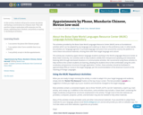 Appointments by Phone﻿, Mandarin Chinese, Novice low-mid﻿