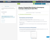 Chapter 5 Guided Note Packet to Accompany  Concepts of Biology by Open Stax