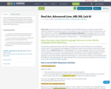 Deaf Art, Advanced-Low, ASL 301, Lab 10