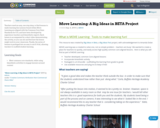 Move Learning:  A Big Ideas in BETA Project