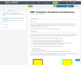 CSS3 - Transitions, Transforms and Animations