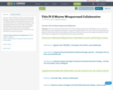 Title IV-E Waiver Wraparound Collaborative