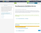 Fiscal Essentials for Child Welfare Services