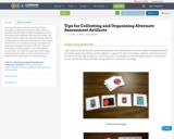 Tips for Collecting and Organizing Alternate Assessment Artifacts