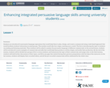 Enhancing integrated persuasive language skills among university students