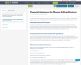 Financial Assistance for Women College Students