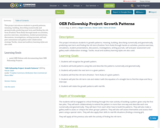 OER Fellowship Project: Growth Patterns