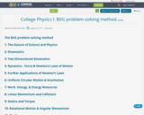 College Physics I:  BIIG problem-solving method