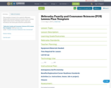 Nebraska Family and Consumer Sciences (FCS)  Lesson Plan Template