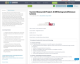 Career Research Project: A MS Integrated Science Lesson