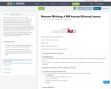 Resume Writing: A MS Ancient History Lesson