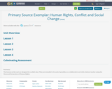 Primary Source Exemplar:  Human Rights, Conflict and Social Change